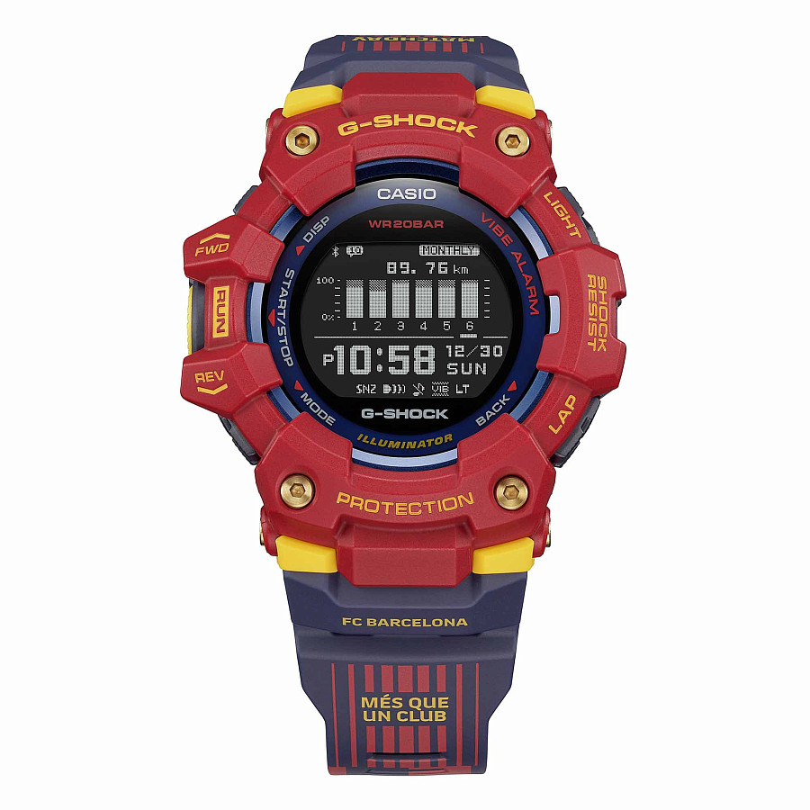 Часы Casio G-Shock GBD-100BAR-4DR (GBD-100BAR-4E) — черный, пластик