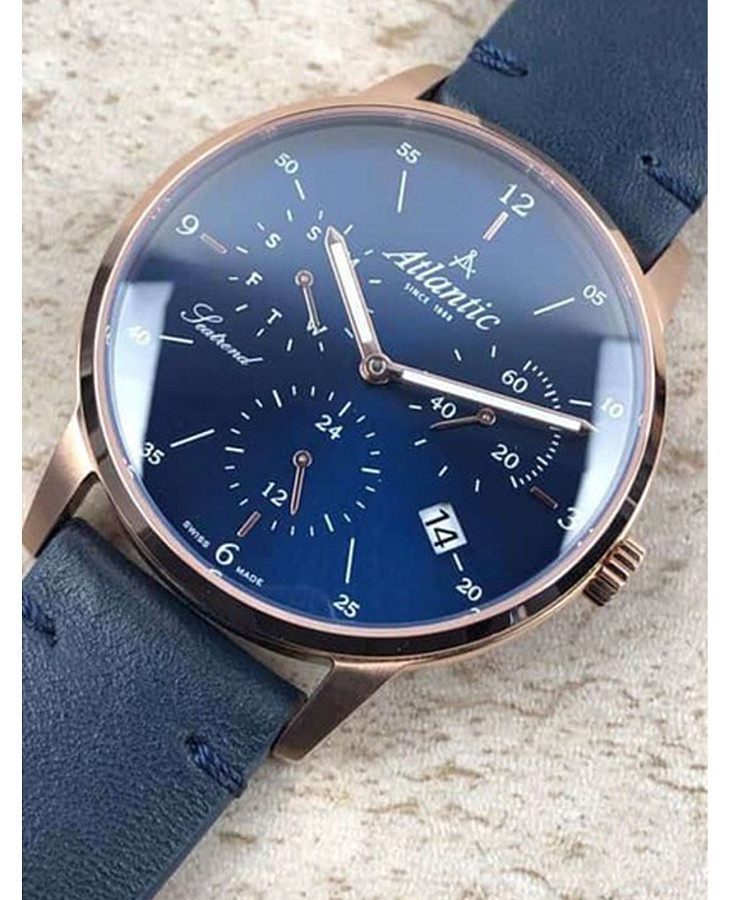 Часы Atlantic Seatrend 65550.44.55 — металл сталь, Швейцария