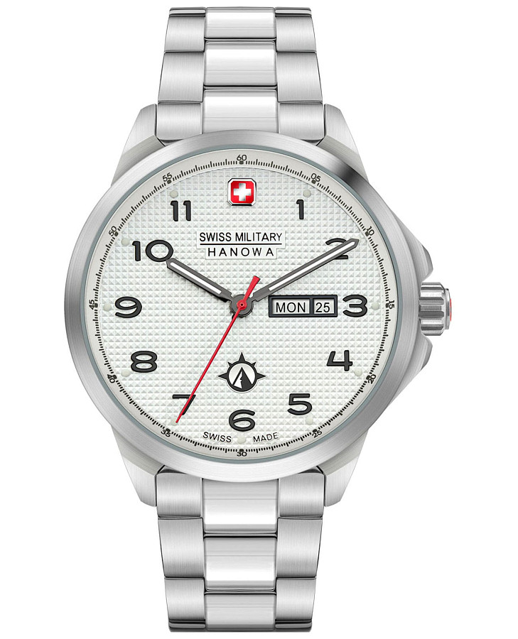 Часы Swiss Military Hanowa SMWGH2100302 — мужские, белый