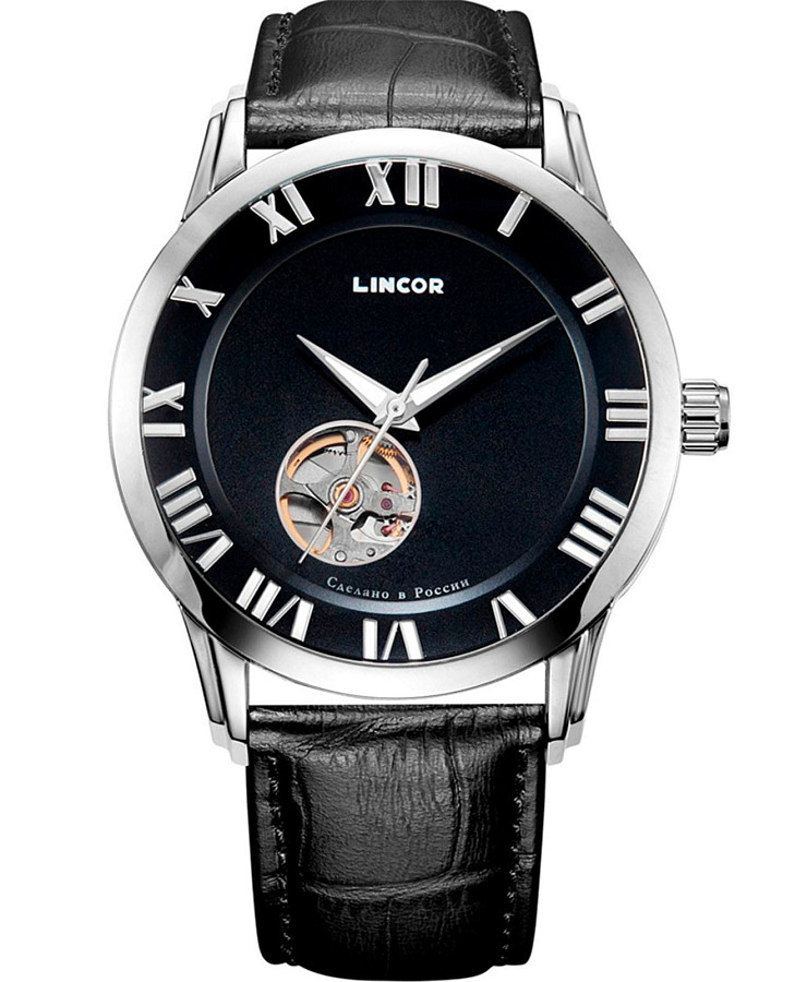 Часы Lincor Uni 2102S0L2 — мужские, черный