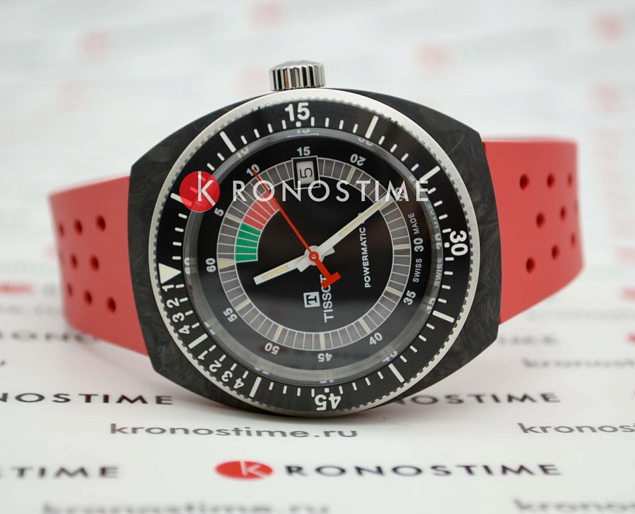 Часы Tissot Sideral S Powermatic 80 T145.407.97.057.02 — мужские, силикон