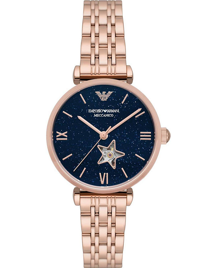 Часы Emporio Armani Gianni T-Bar AR60043 — женские, синий