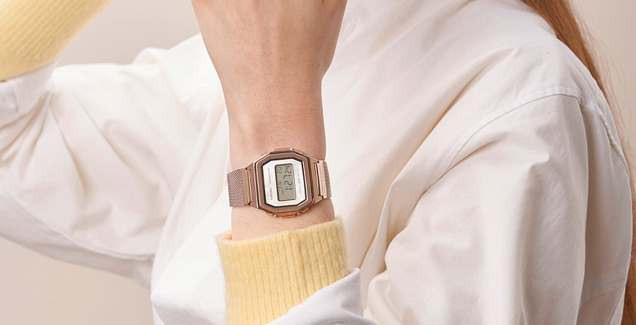 Часы Casio Collection A1000MCG-9 — артикул A1000MCG-9EF, мужские