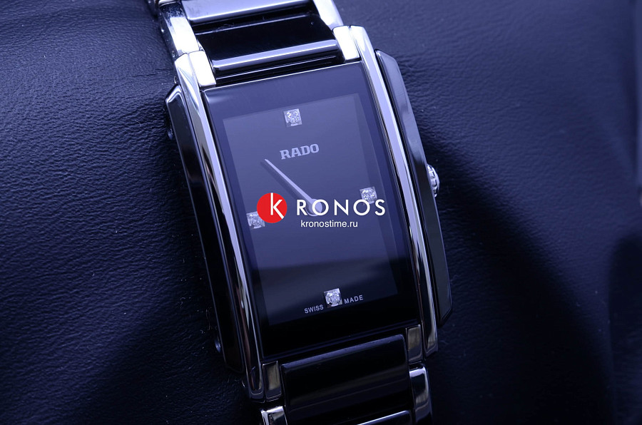 Часы Rado Integral Diamonds R20613712 — черный, керамика металл сталь