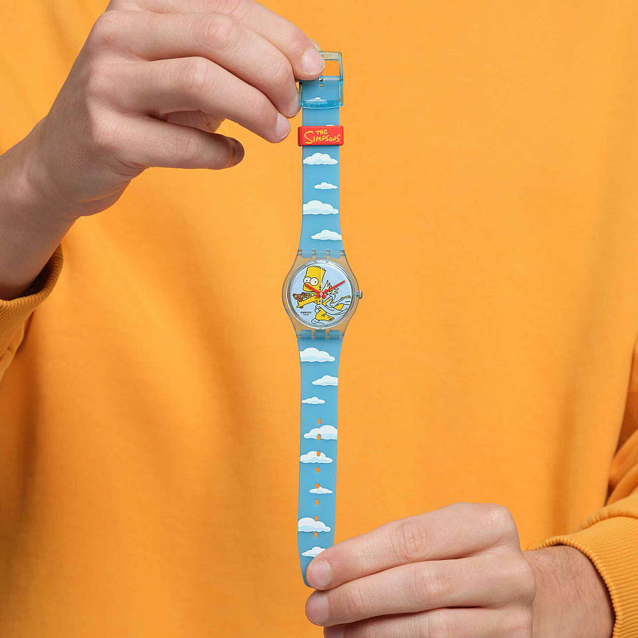 Часы Swatch Gent Biosourced Standart SO28Z115 — силикон, мужские