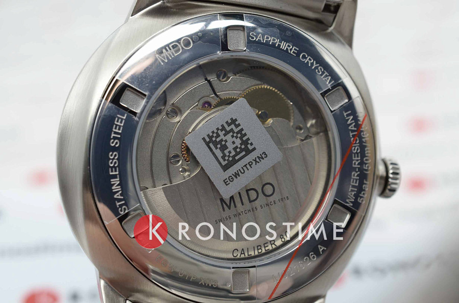 Часы Mido Commander Big Date M021.626.11.061.00 — мужские, серебристый