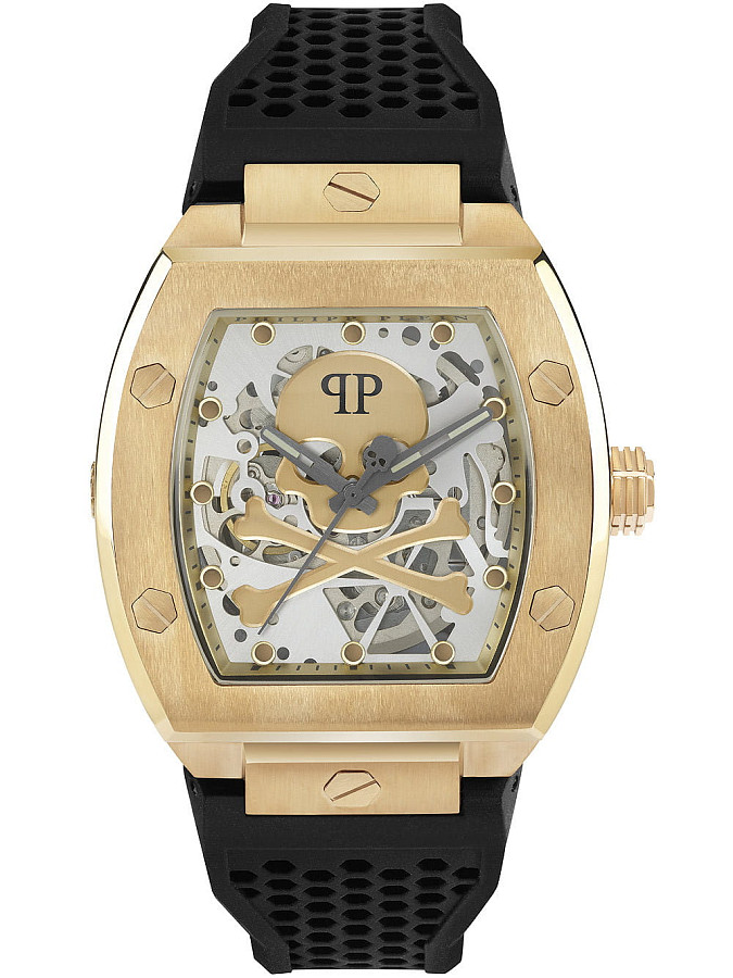 Часы Philipp Plein The Skeleton PWBAA0321 — мужские, белый
