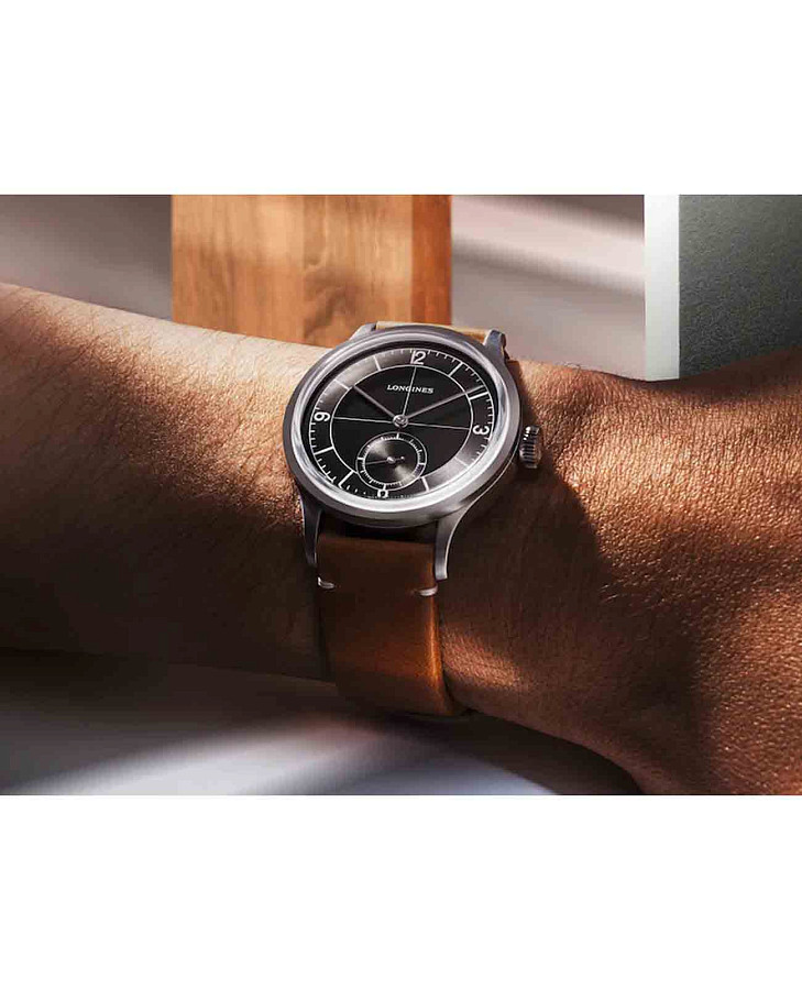 Часы Longines Heritage Classic L2.828.4.53.2 — кожаный, мужские