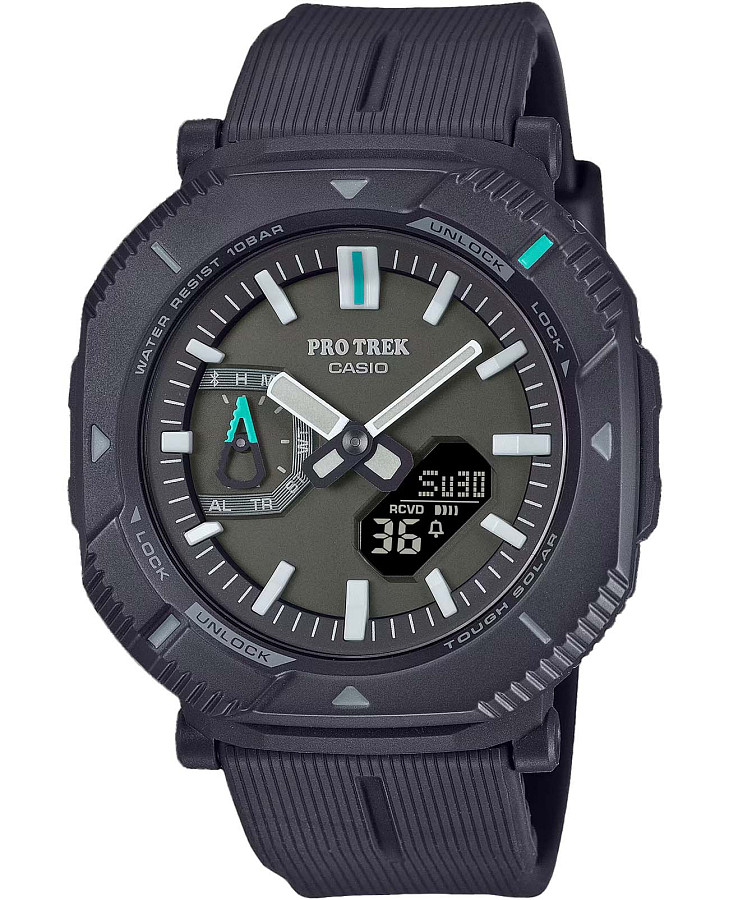 Часы Casio Pro Trek PRJ-B001-1DR (PRJ-B001-1) — мужские, черный