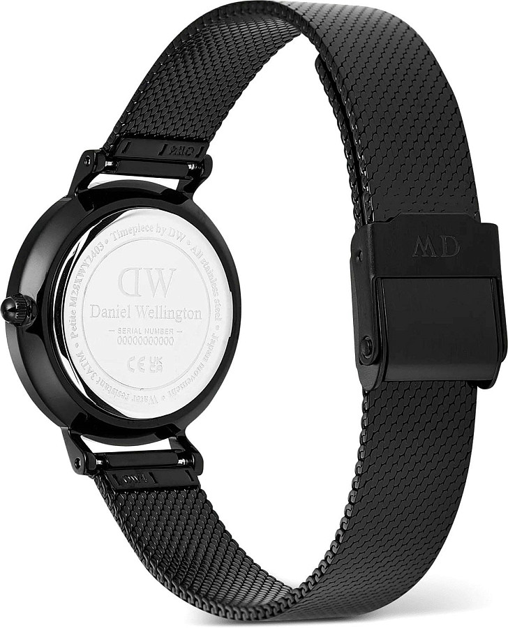 Часы Daniel Wellington Petite Reflection Black DW00100798 — сталь металл, Швеция