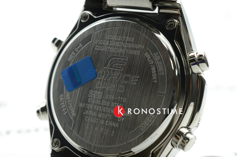 Часы Casio Edifice ERA-110D-1A — сталь металл, мужские, Япония