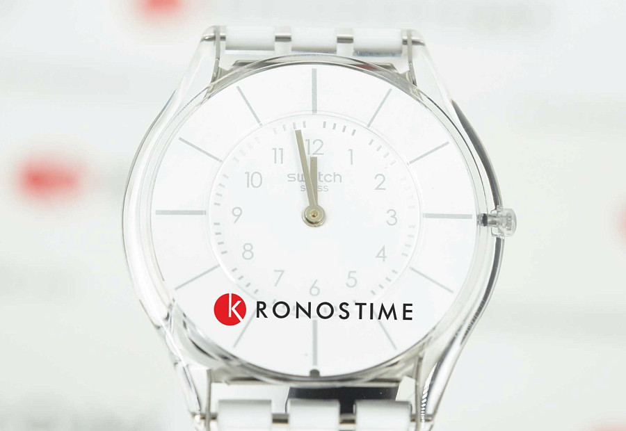 Часы Swatch Skin Classic Biosourced SS08K102-S14 — силикон, женские