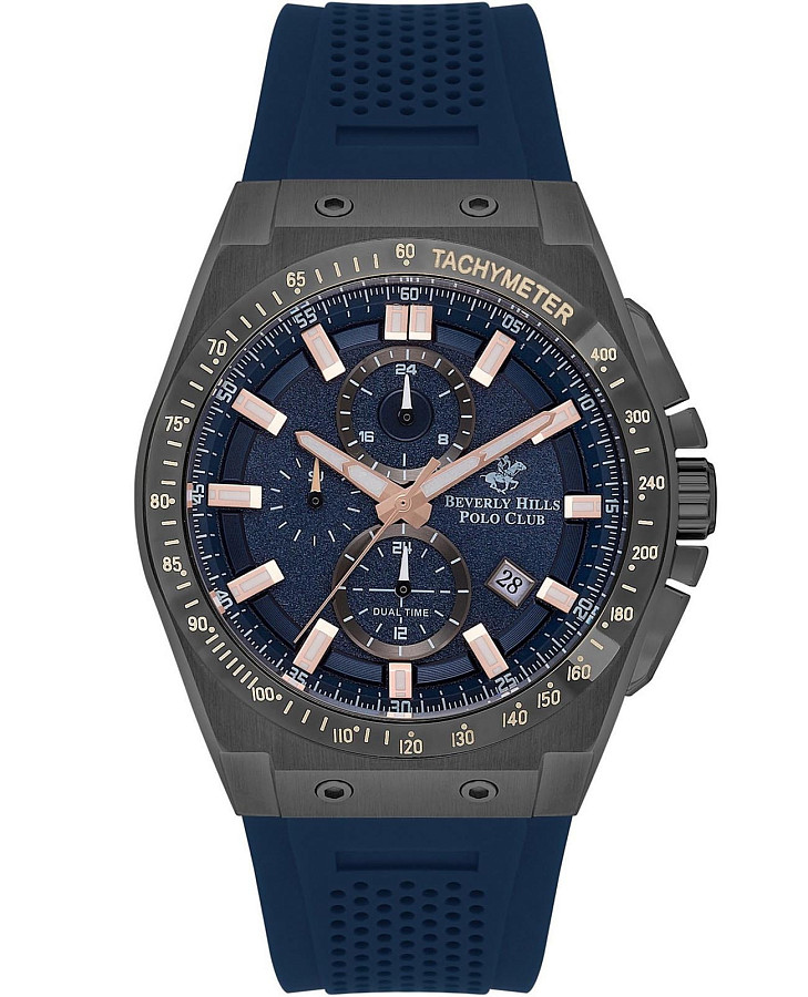 Часы Beverly Hills Polo Club BP3541X.099 — мужские, синий
