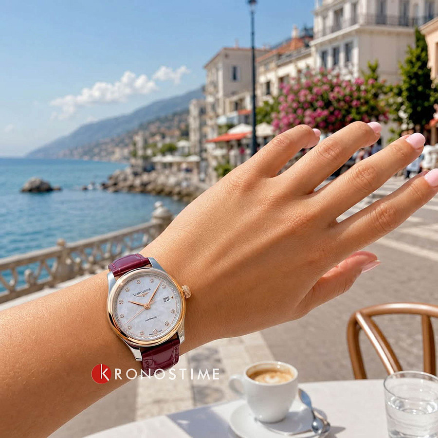 Часы Longines Master Collection L2.449.5.89.2 — женские, кожаный