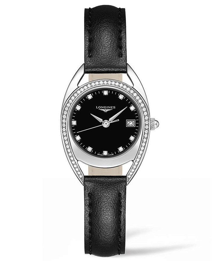 Часы Longines Equestrian Collection L6.136.0.57.0 — женские, черный