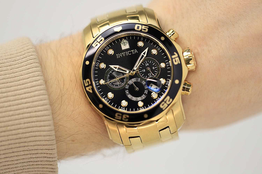 Часы Invicta Pro Diver IN0072 — кварцевые, металл сталь
