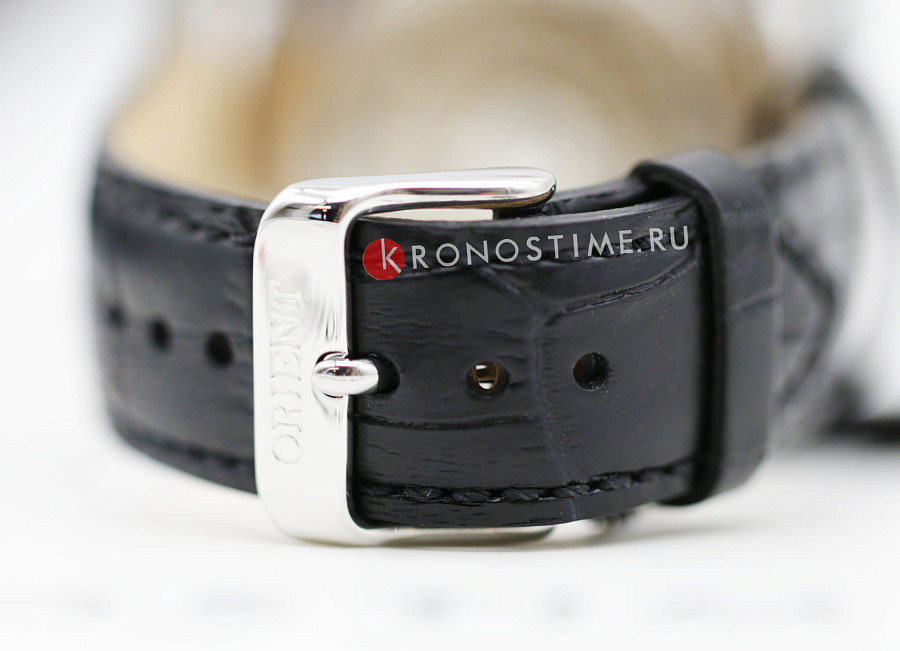Часы Orient Sun & Moon RA-AK0310S (RN-AK0310S) — белый, металл сталь