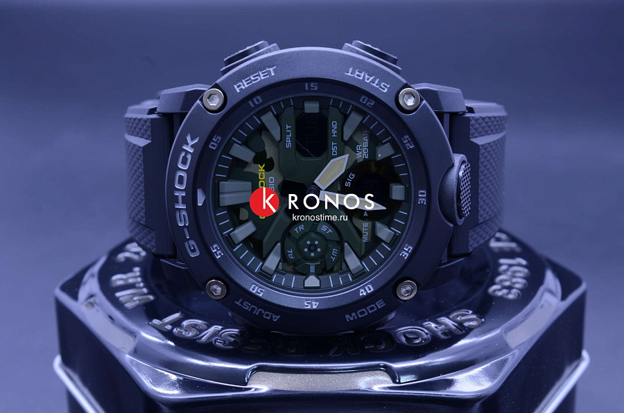 Часы Casio G-Shock GA-2000SU-1A — электронные, карбон