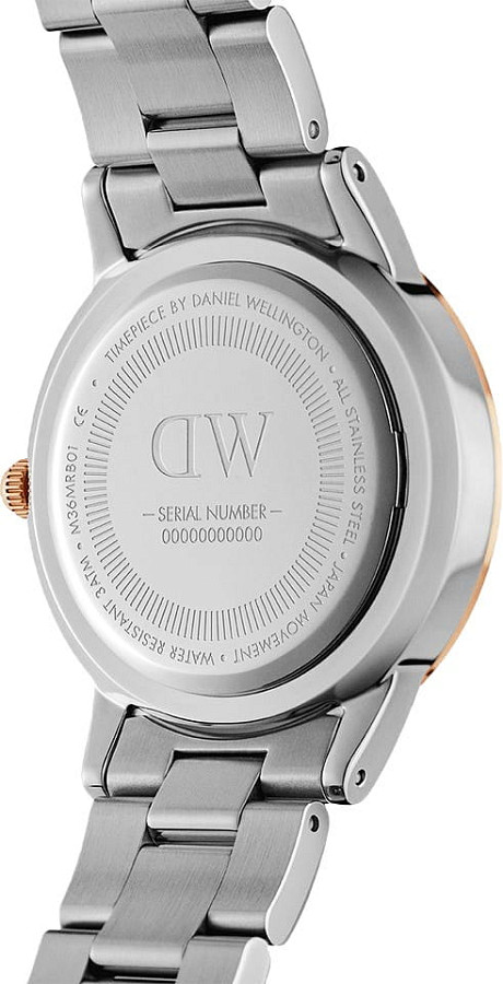 Часы Daniel Wellington Iconic Link Lumine DW00100359 — женские, сталь c pvd покрытием