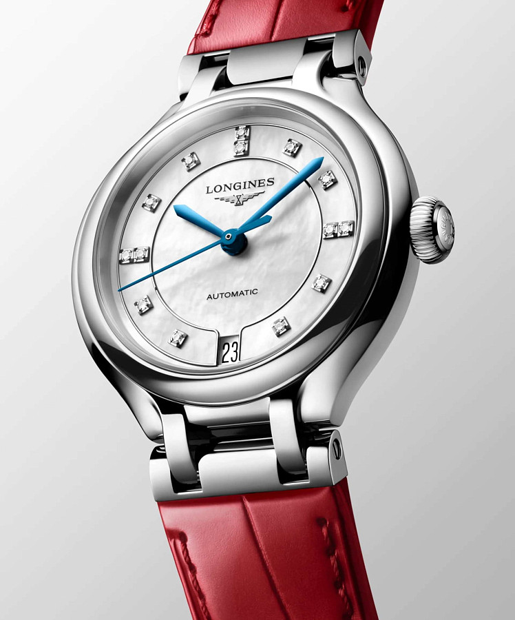 Часы Longines PrimaLuna L8.124.4.87.2 — механические, металл сталь