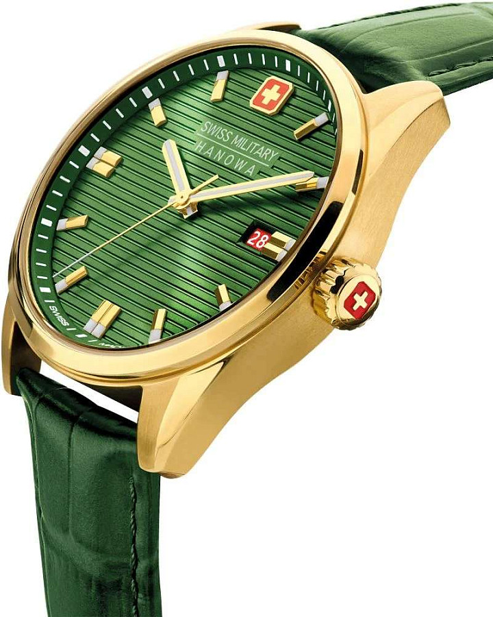 Часы Swiss Military Hanowa Roadrunner SMWGH2200112-SET — мужские, нержавеющая сталь с pvd-покрытием
