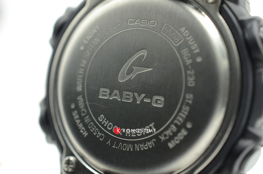 Часы Casio Baby-G BGA-230-1B — Япония, кварцевые