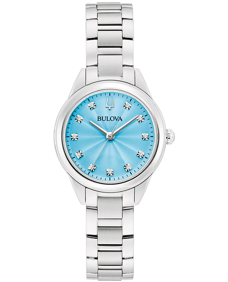 Часы Bulova Sutton 96P250 — женские, голубой