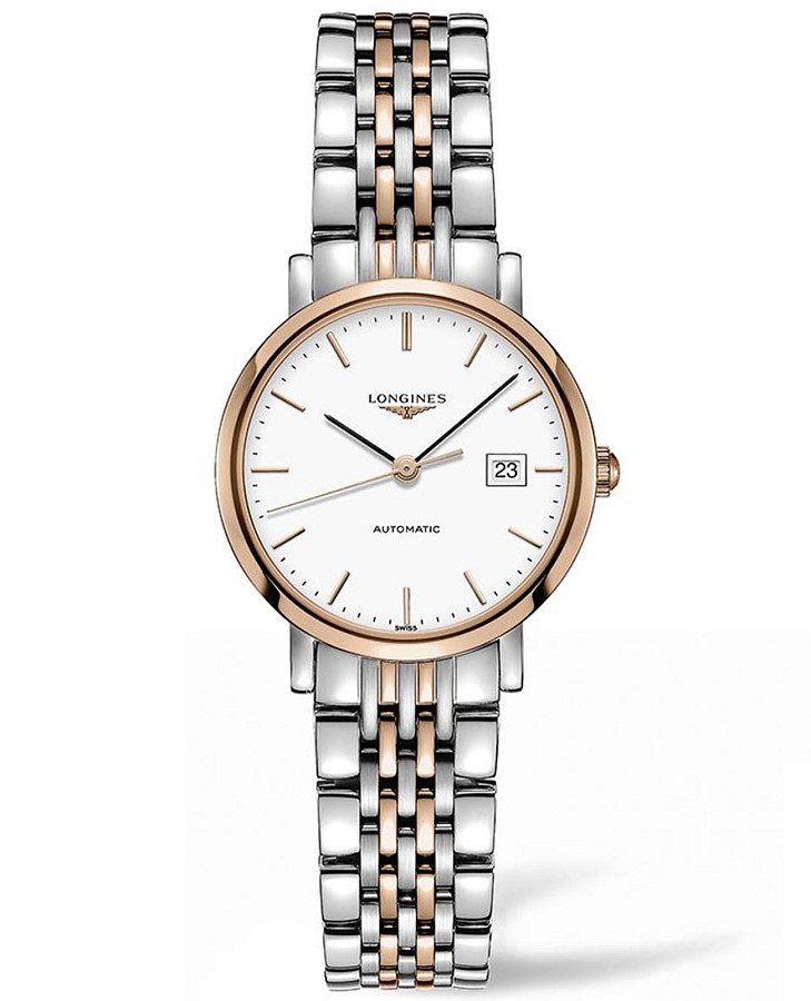 Часы Longines Elegant Collection L4.310.5.12.7 — женские, белый