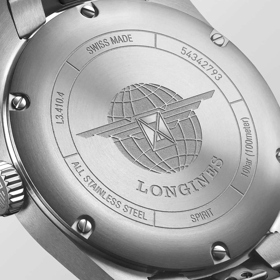 Часы Longines Spirit L3.410.4.63.6 — механические, Швейцария, мужские