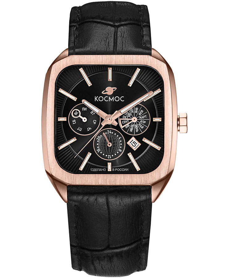 Часы Космос Марсоход II K 219.41.31 — мужские, черный