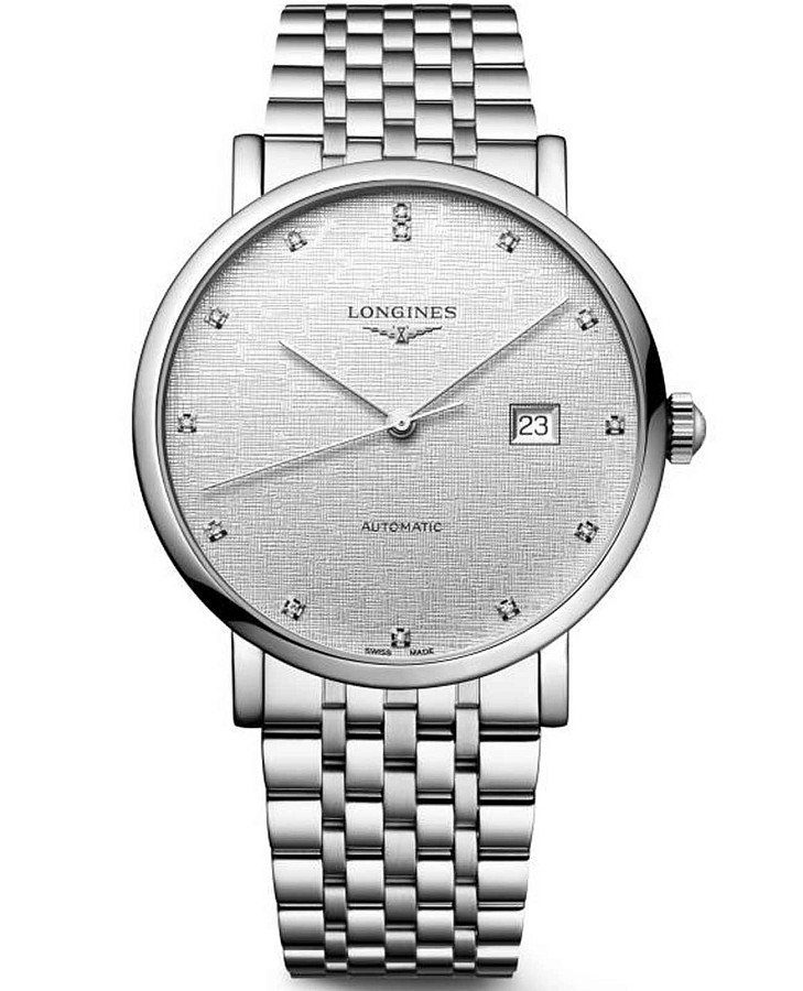 Часы Longines Elegant Collection L4.911.4.77.6 — мужские, серебристый