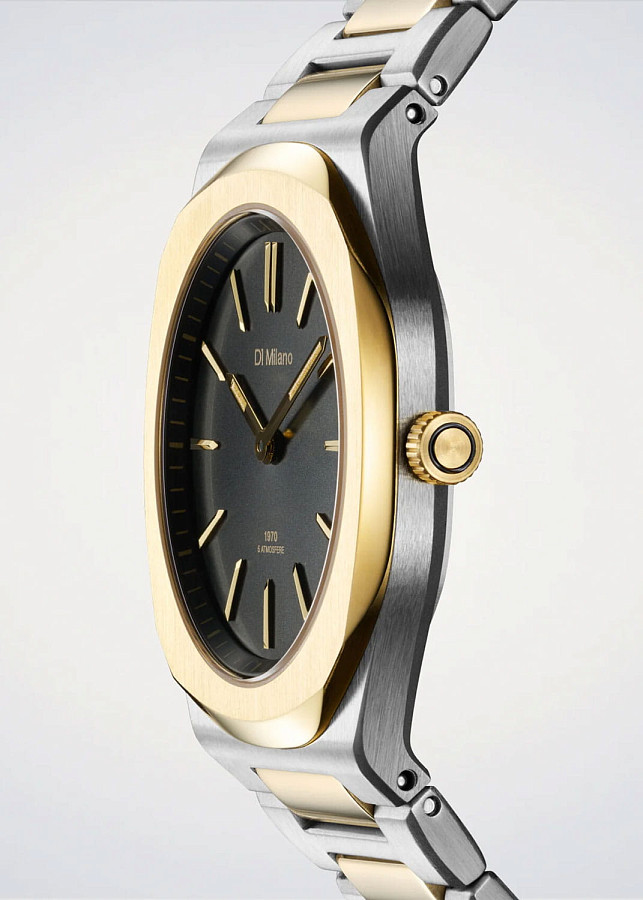 Часы D1 Milano Ultra Thin UHBL03 — металл сталь, Италия