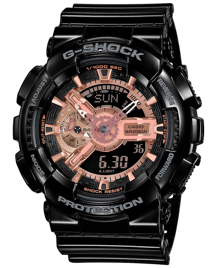 Часы Casio G-Shock GA-110MMC-1A — мужские, золотой