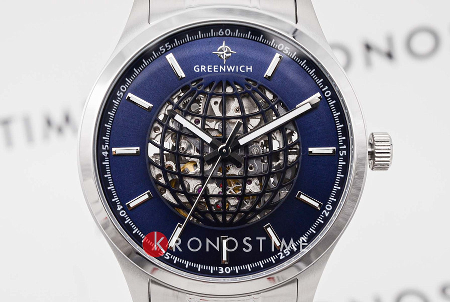 Часы Greenwich Globe GW 056.10.36 — США, механические