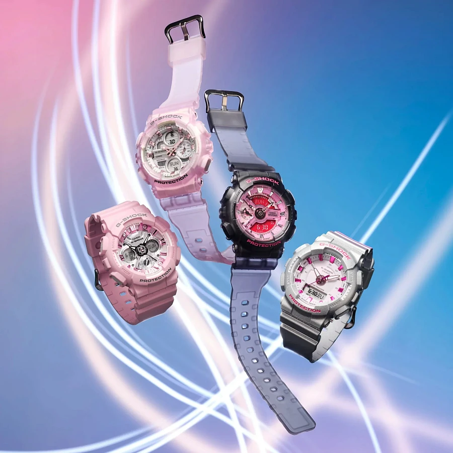Часы Casio G-Shock GMA-S120NP-4A — Япония, электронные