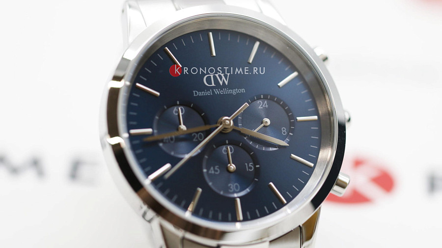 Часы Daniel Wellington Iconic Link Arctic DW00100644 — мужские, нержавеющая сталь