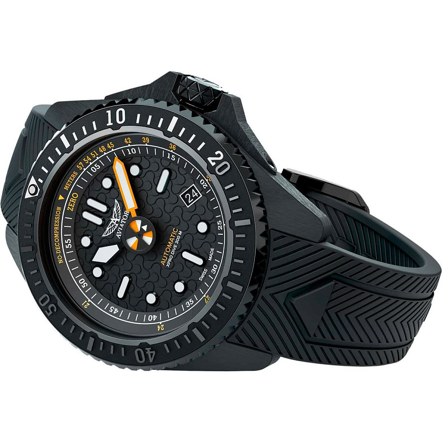 Часы Aviator Xpro Dive 200 V.1.43.5.384.6 — металл сталь, Швейцария