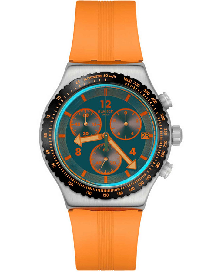 Часы Swatch I New Chrono YVS529 — мужские, черный