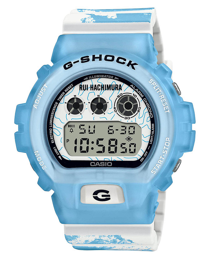 Часы Casio G-Shock DW-6900RH-2 — мужские, голубой