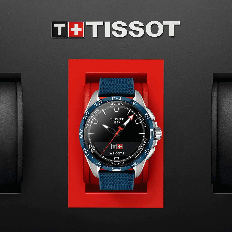 Часы Tissot T-Touch Connect Solar T121.420.47.051.06 — Швейцария, кварцевые
