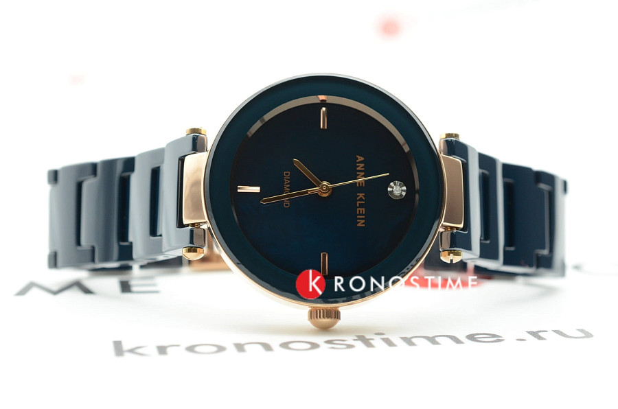 Часы Anne Klein Diamond 1018RGNV — США, кварцевые