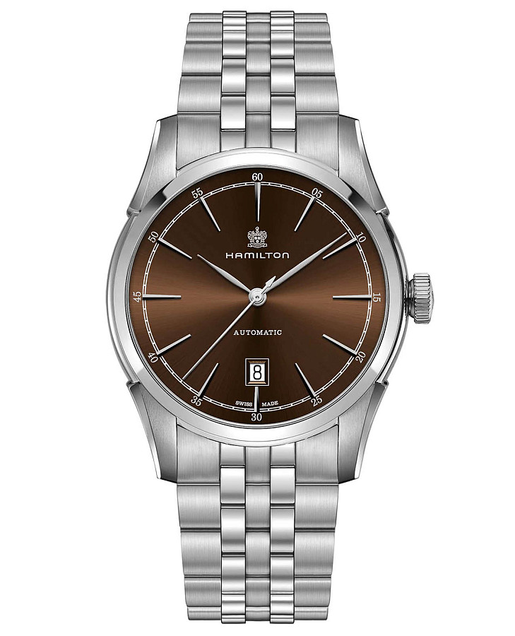 Часы Hamilton American Classic Spirit of Liberty Auto H42415101 — мужские, коричневый