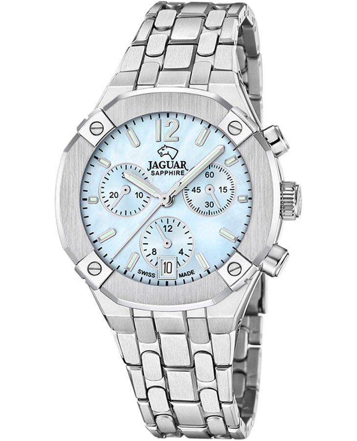 Часы Jaguar Diplomatic Quartz Lady J1053/2 — женские, голубой
