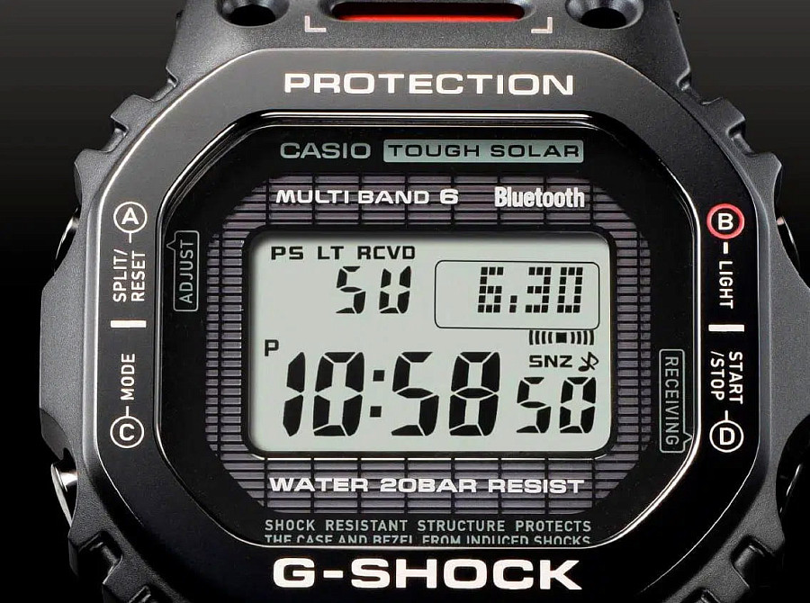 Часы Casio G-Shock GMW-B5000TVA-1 — Япония, электронные