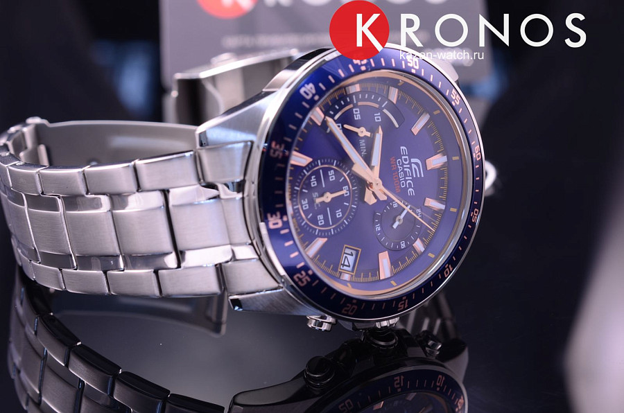 Часы Casio Edifice EFV-540D-2AVUDF (EFV-540D-2A) — Япония, кварцевые