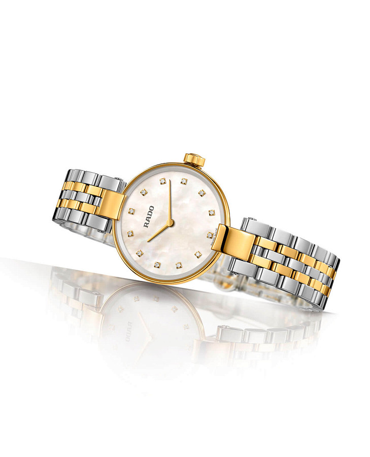 Часы Rado Coupole Diamonds R22887929 — кварцевые, сталь металл
