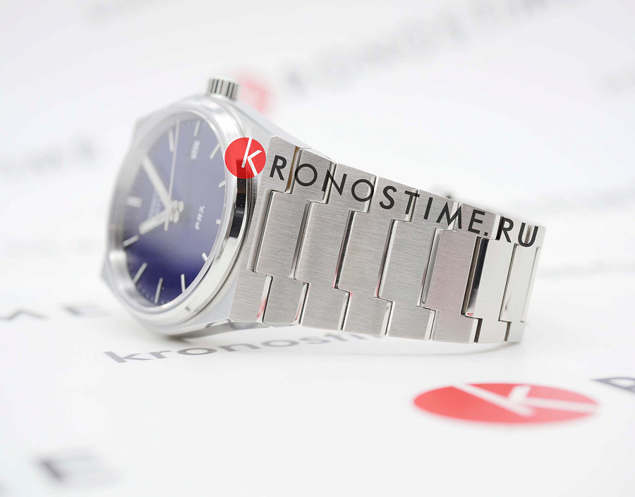 Часы Tissot PRX 35 mm T137.210.11.041.00 — синий, металл сталь