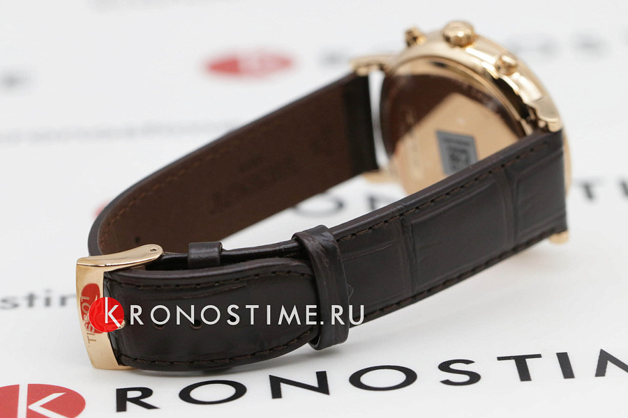 Часы Tissot Carson Premium Chronograph T122.417.36.033.00 — мужские, кожаный