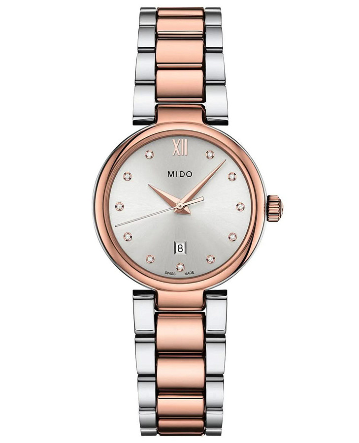 Часы Mido Baroncelli Donna M022.210.22.036.00 — женские, серебристый
