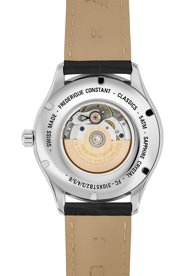 Часы Frederique Constant Classics Heart Beat Automatic FC-310MS5B6 — механические, сталь металл